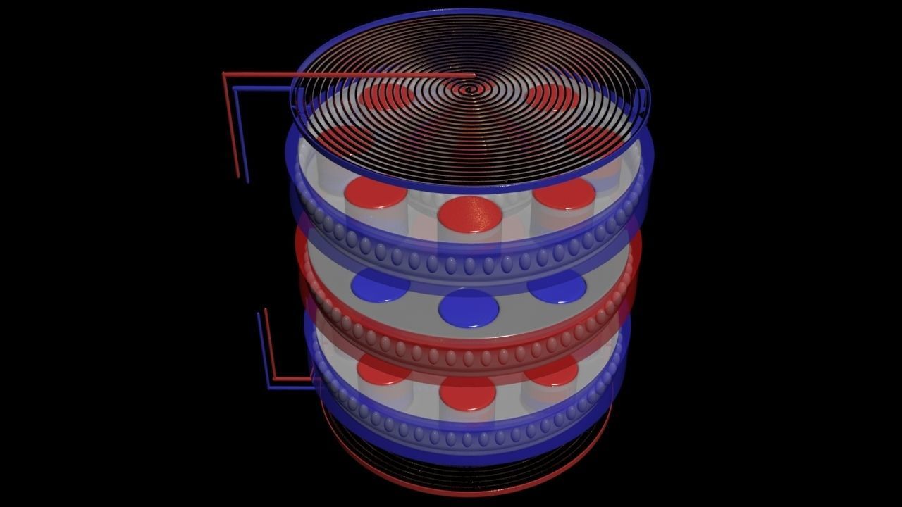 Suspended Inverter Magnet Motor - Concept 3D print model_5