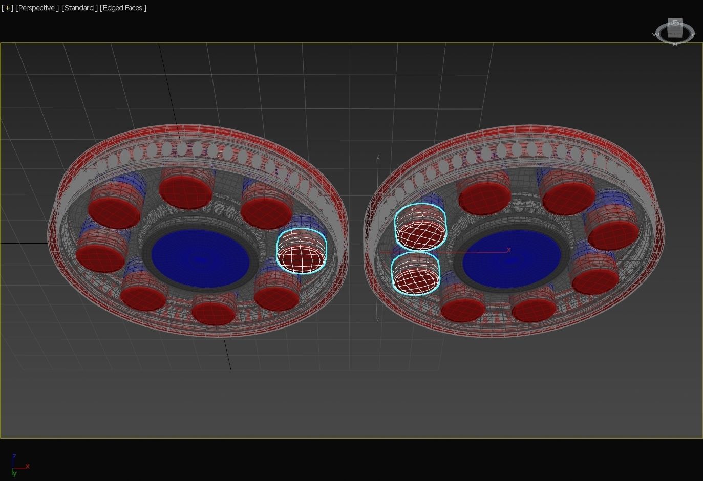 Suspended Inverter Magnet Motor - Concept 3D print model_20