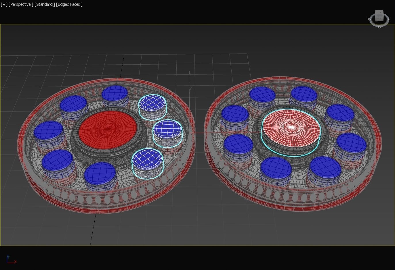Suspended Inverter Magnet Motor - Concept 3D print model_15