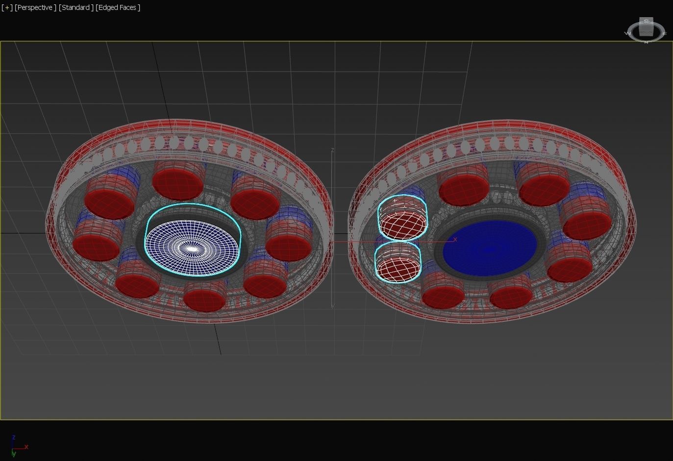 Suspended Inverter Magnet Motor - Concept 3D print model_18
