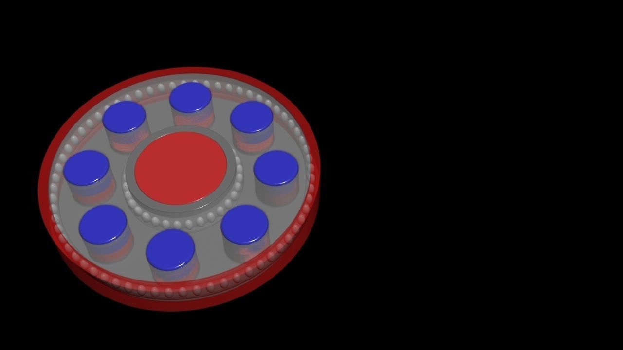 Suspended Inverter Magnet Motor - Concept 3D print model_10