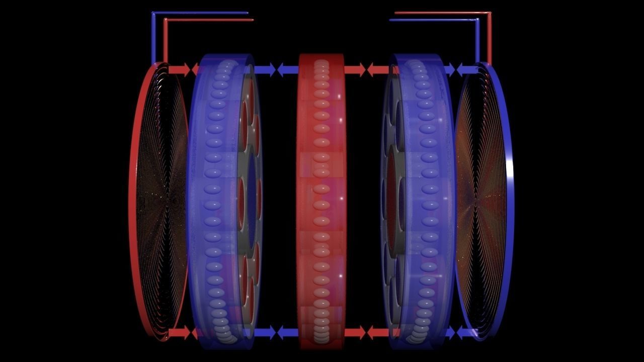 Suspended Inverter Magnet Motor - Concept 3D print model_28