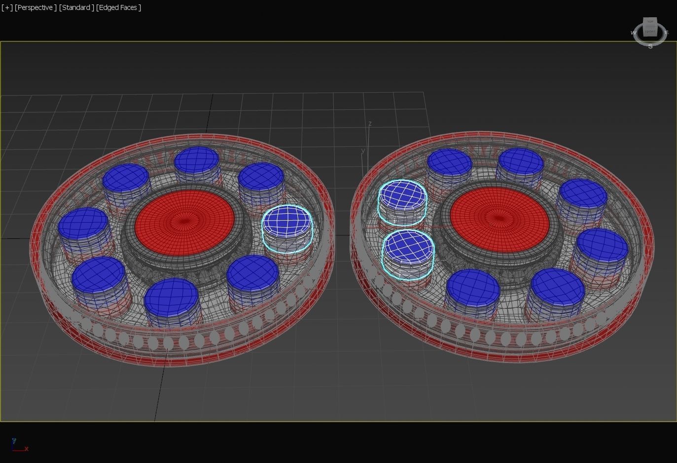 Suspended Inverter Magnet Motor - Concept 3D print model_16
