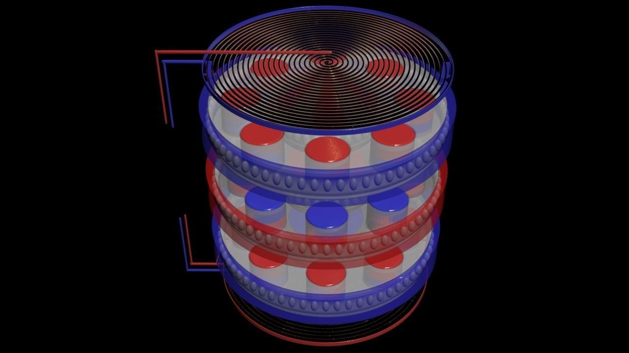 Suspended Inverter Magnet Motor - Concept 3D print model_6