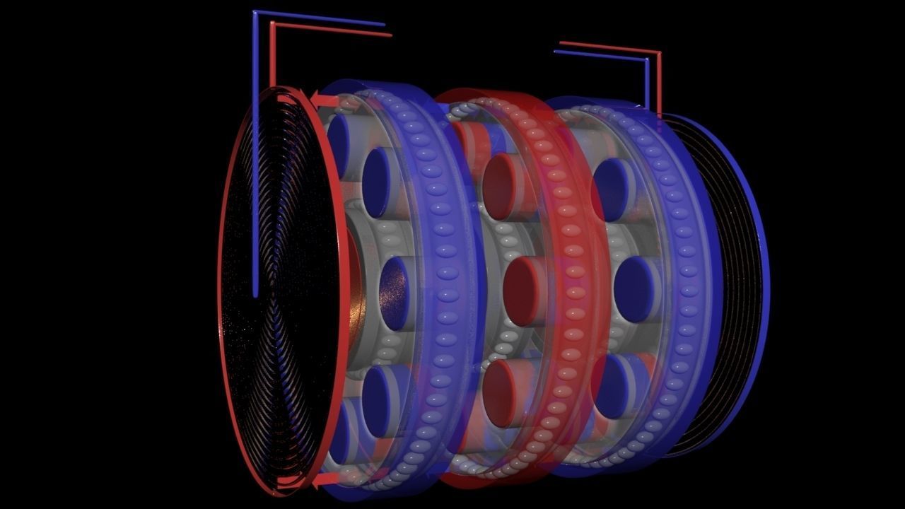 Suspended Inverter Magnet Motor - Concept 3D print model_29