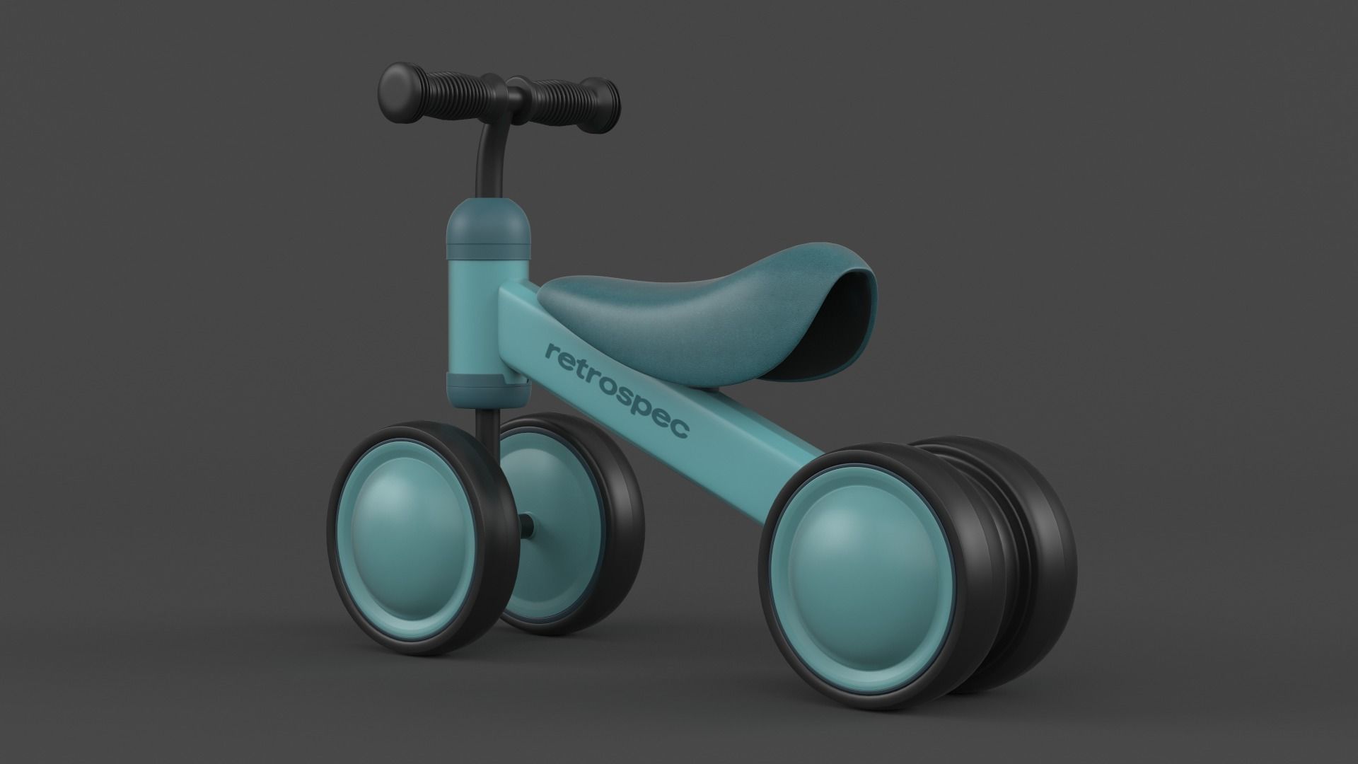 Baby Balance Bike 3D model_3