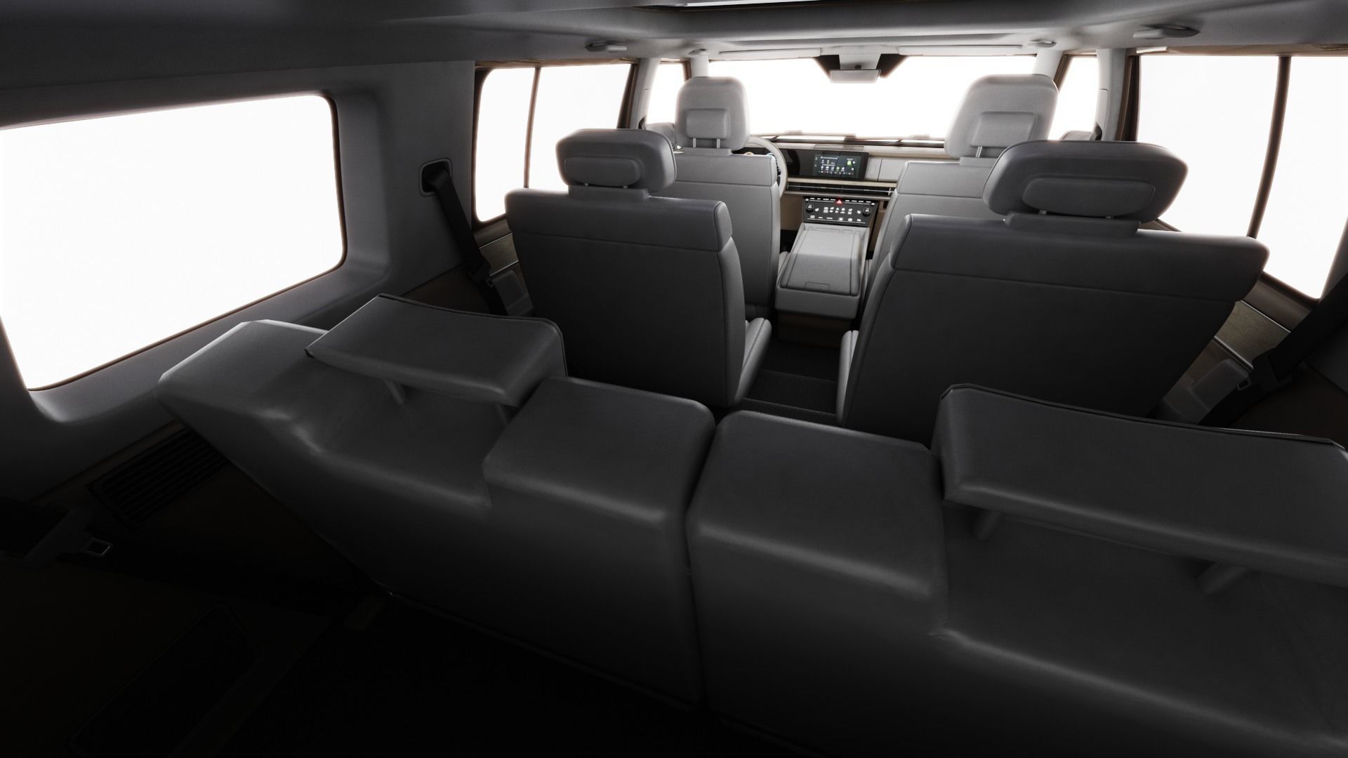 Hyundai Santa Fe 2024 with interior 3D model_16