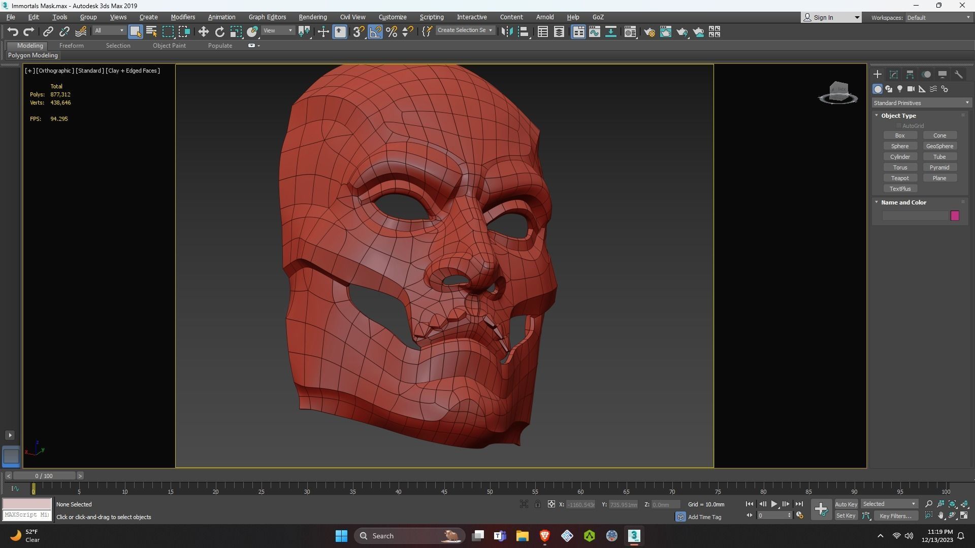 Persian Immortals Mask from Assassins Creed Odyssey for Cosplay 3D print model_35