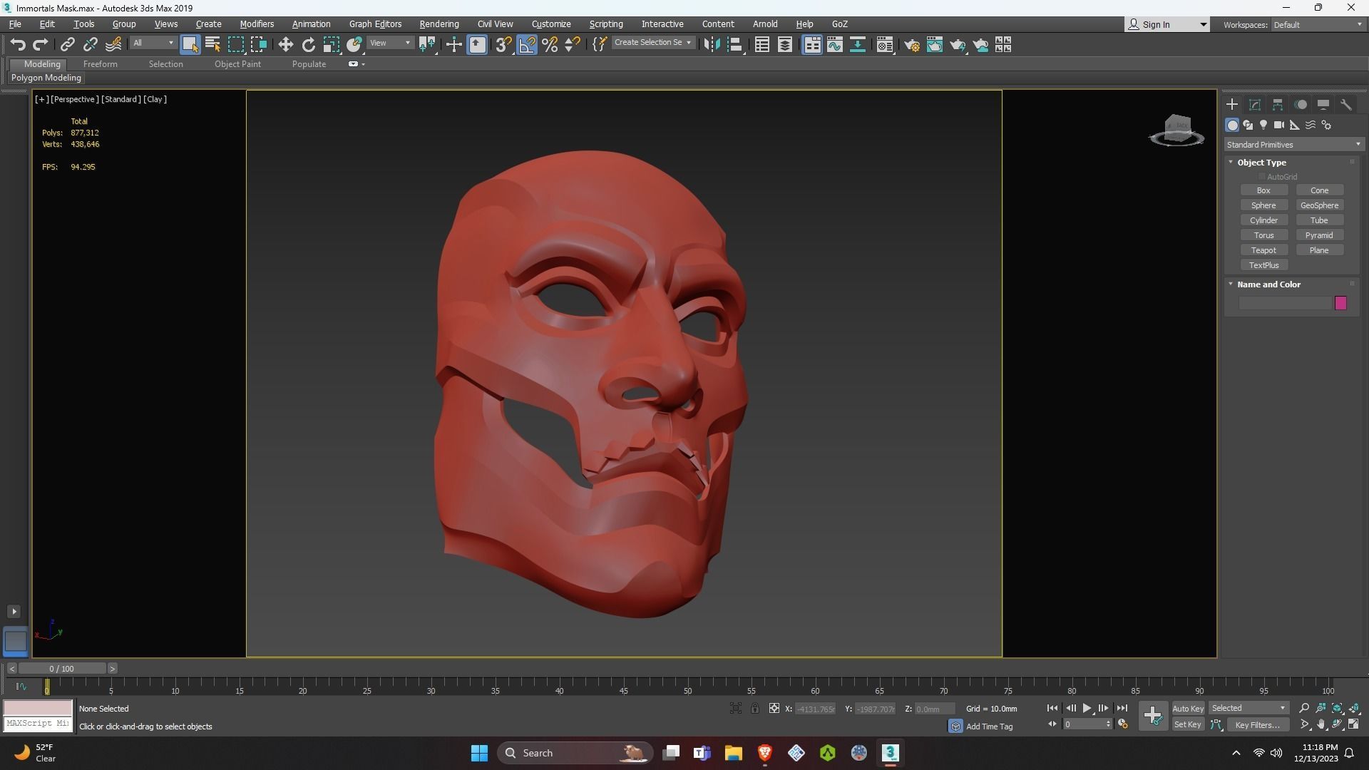 Persian Immortals Mask from Assassins Creed Odyssey for Cosplay 3D print model_33