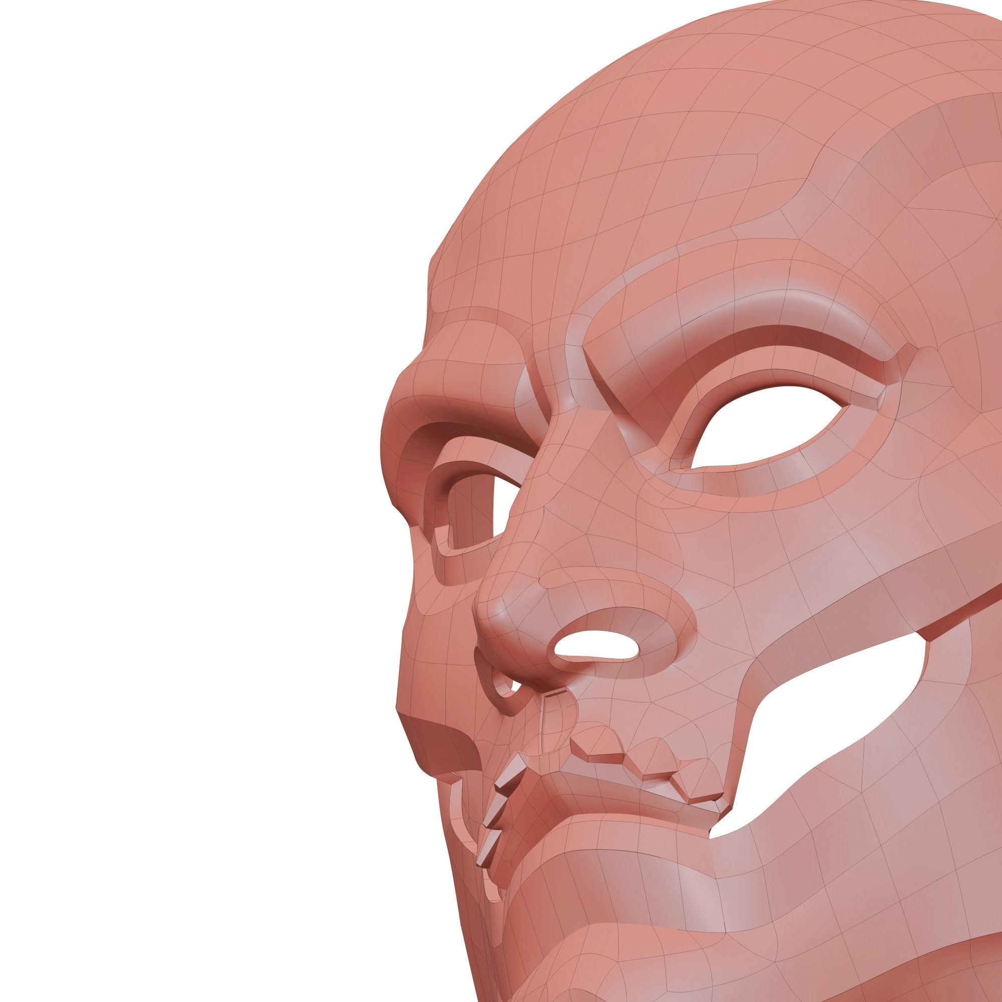 Persian Immortals Mask from Assassins Creed Odyssey for Cosplay 3D print model_14