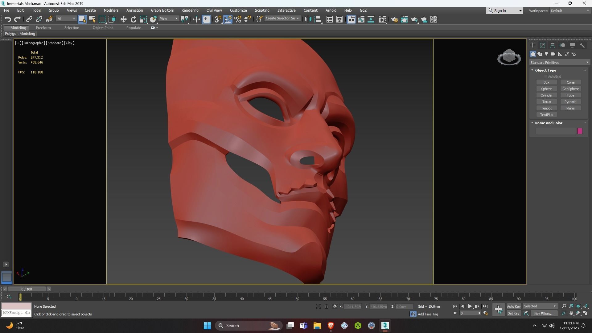 Persian Immortals Mask from Assassins Creed Odyssey for Cosplay 3D print model_40