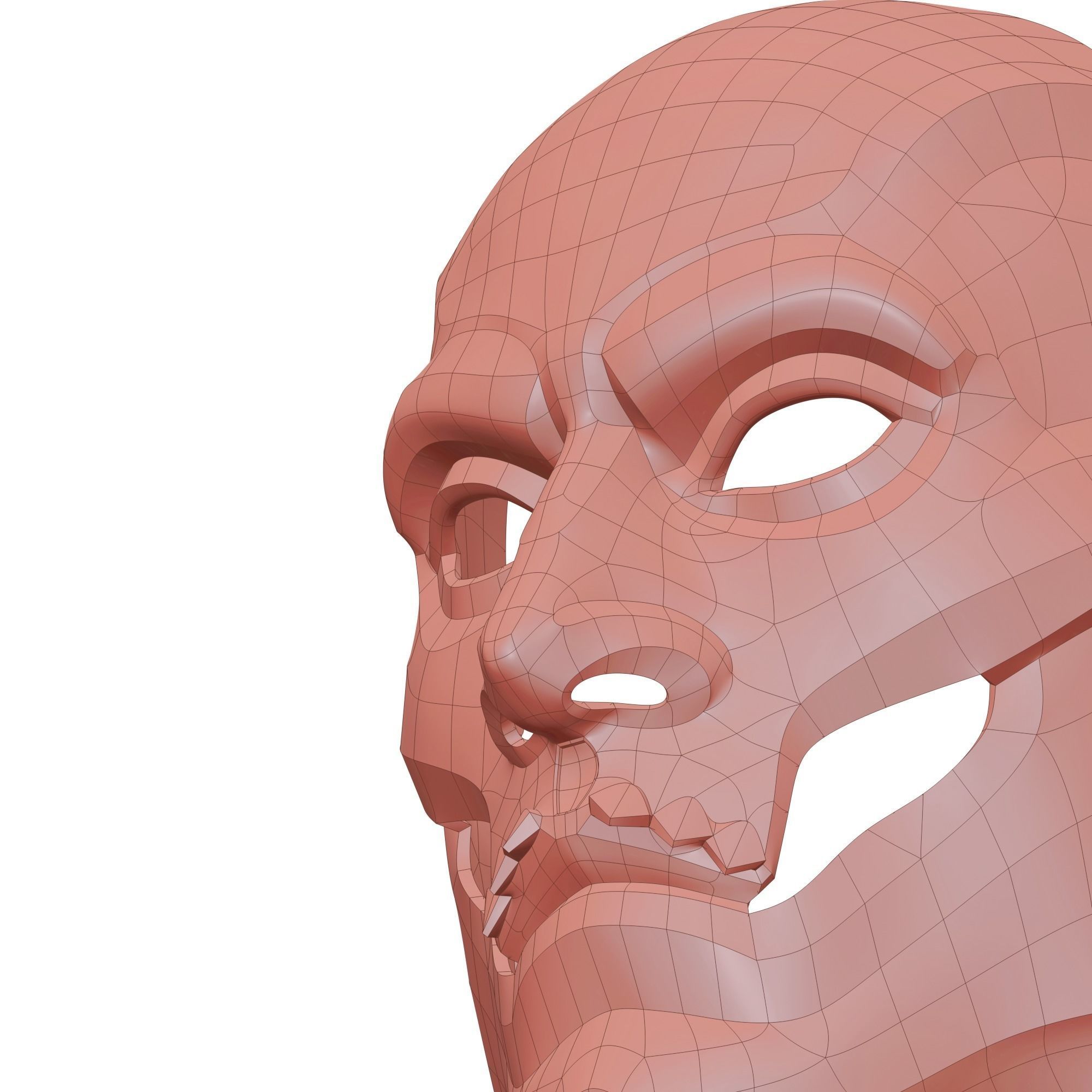 Persian Immortals Mask from Assassins Creed Odyssey for Cosplay 3D print model_13
