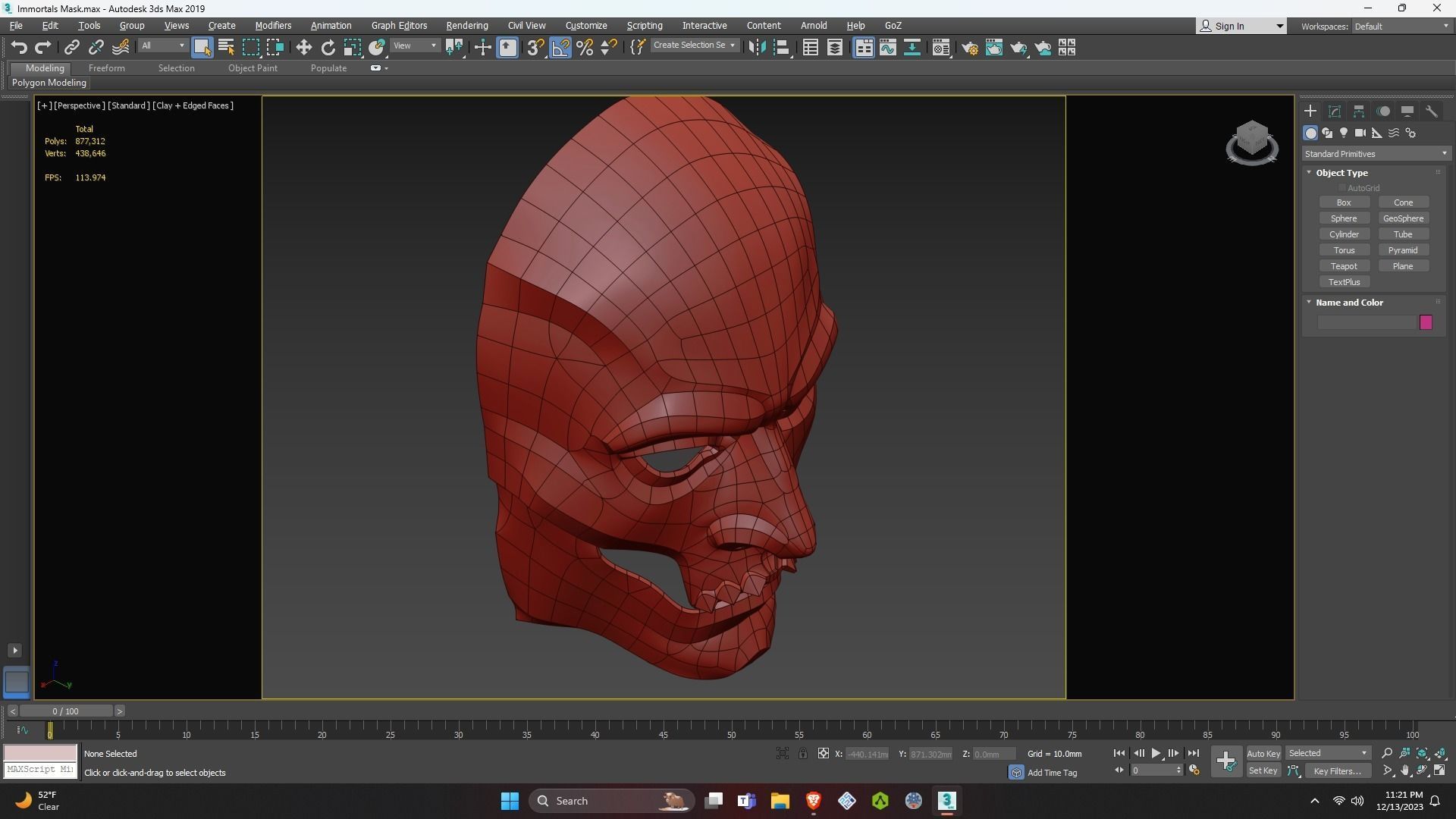 Persian Immortals Mask from Assassins Creed Odyssey for Cosplay 3D print model_42