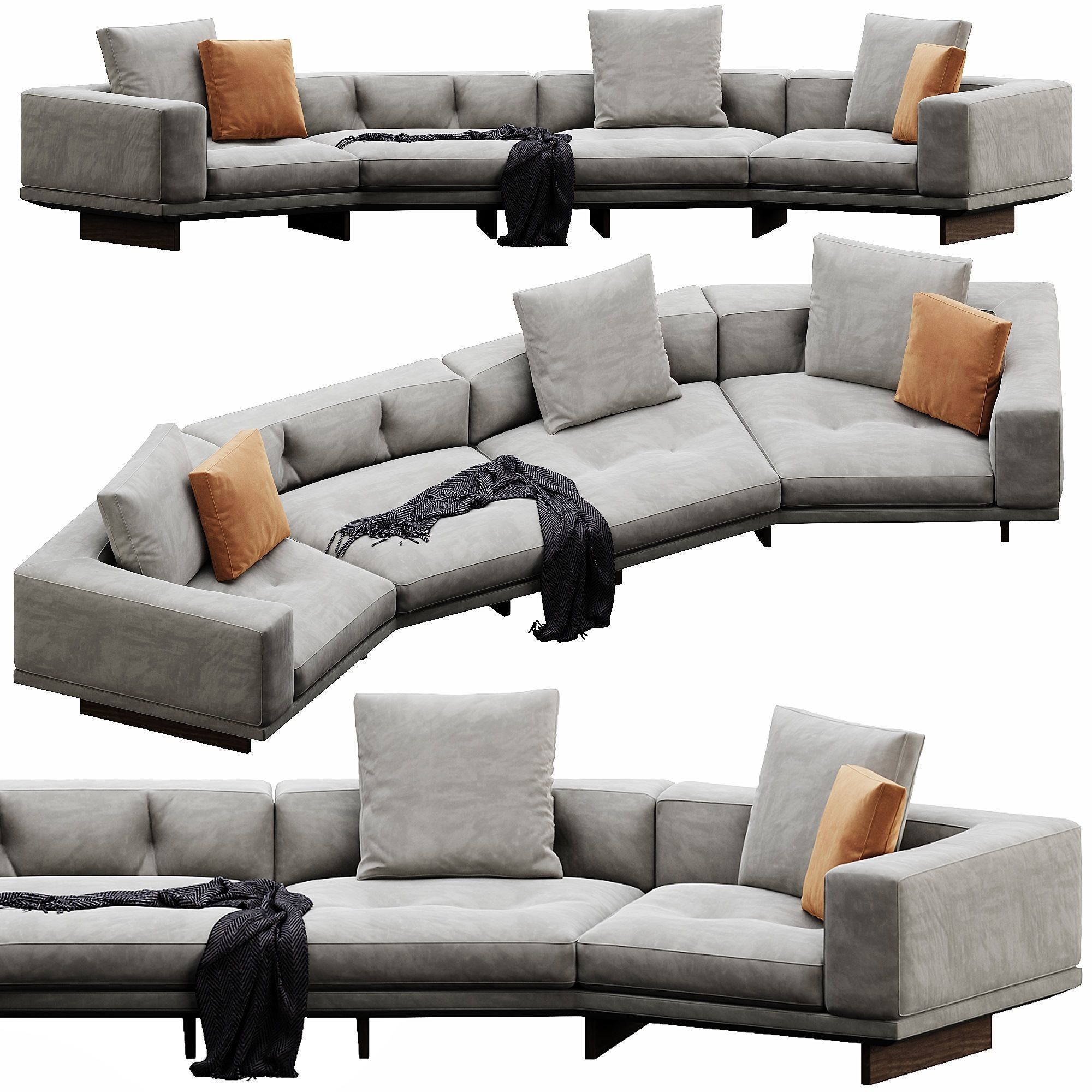 Dylan Sofa set 3D model_4