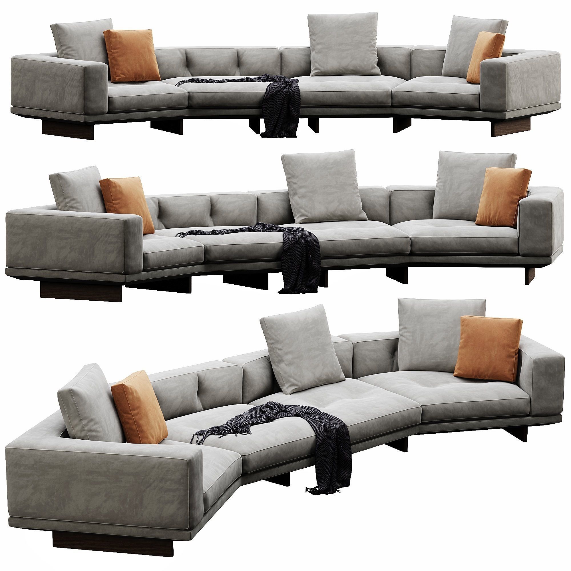 Dylan Sofa set 3D model_1