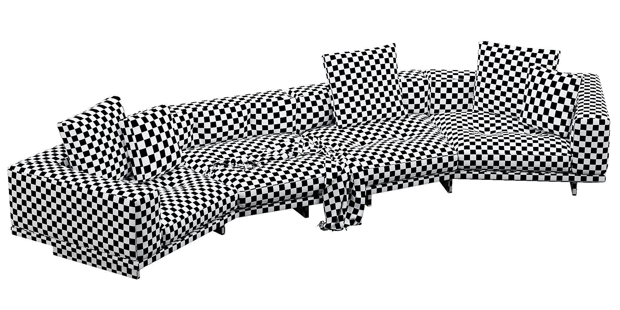 Dylan Sofa set 3D model_12