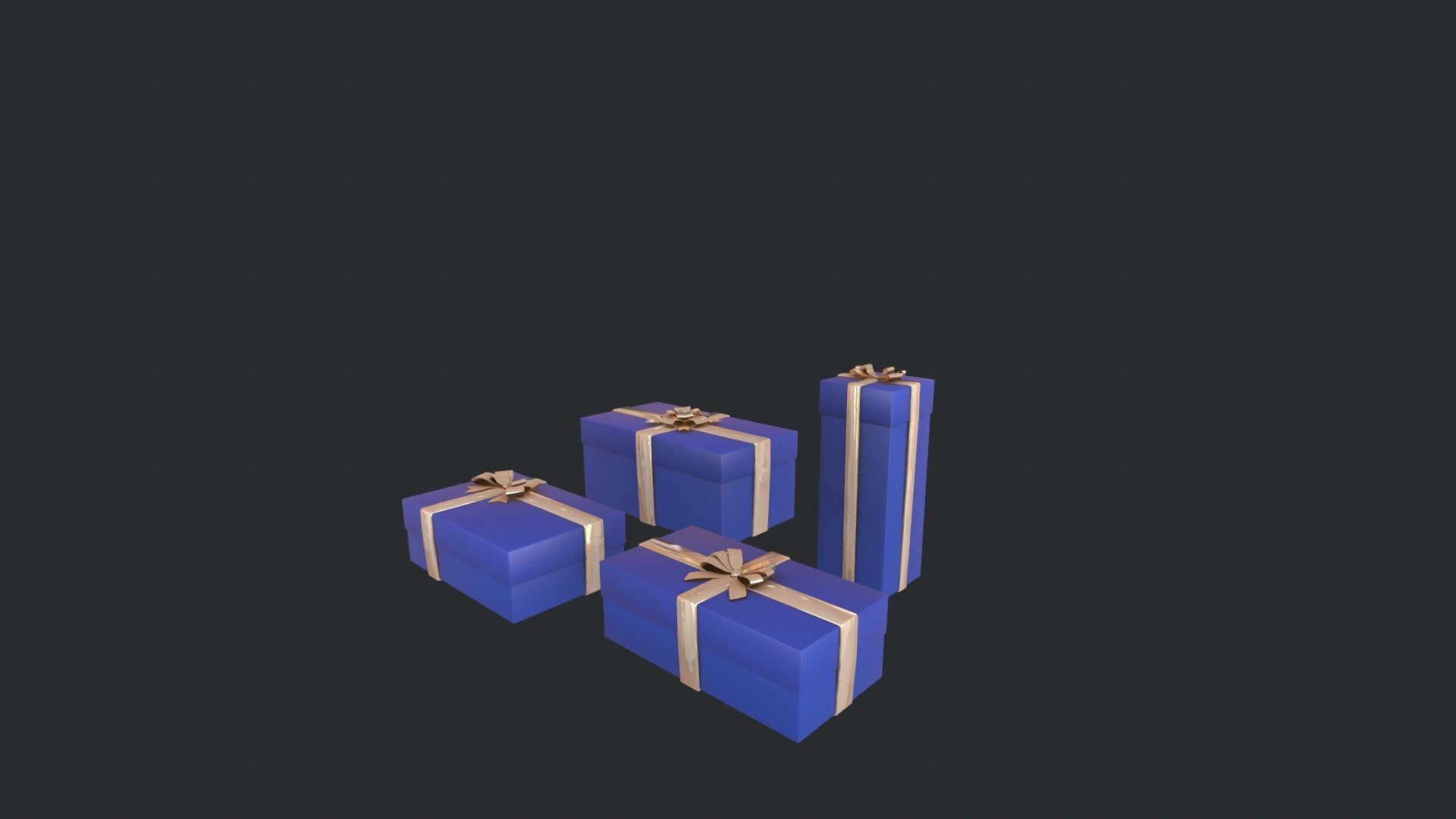 Gift boxes 3D model_13