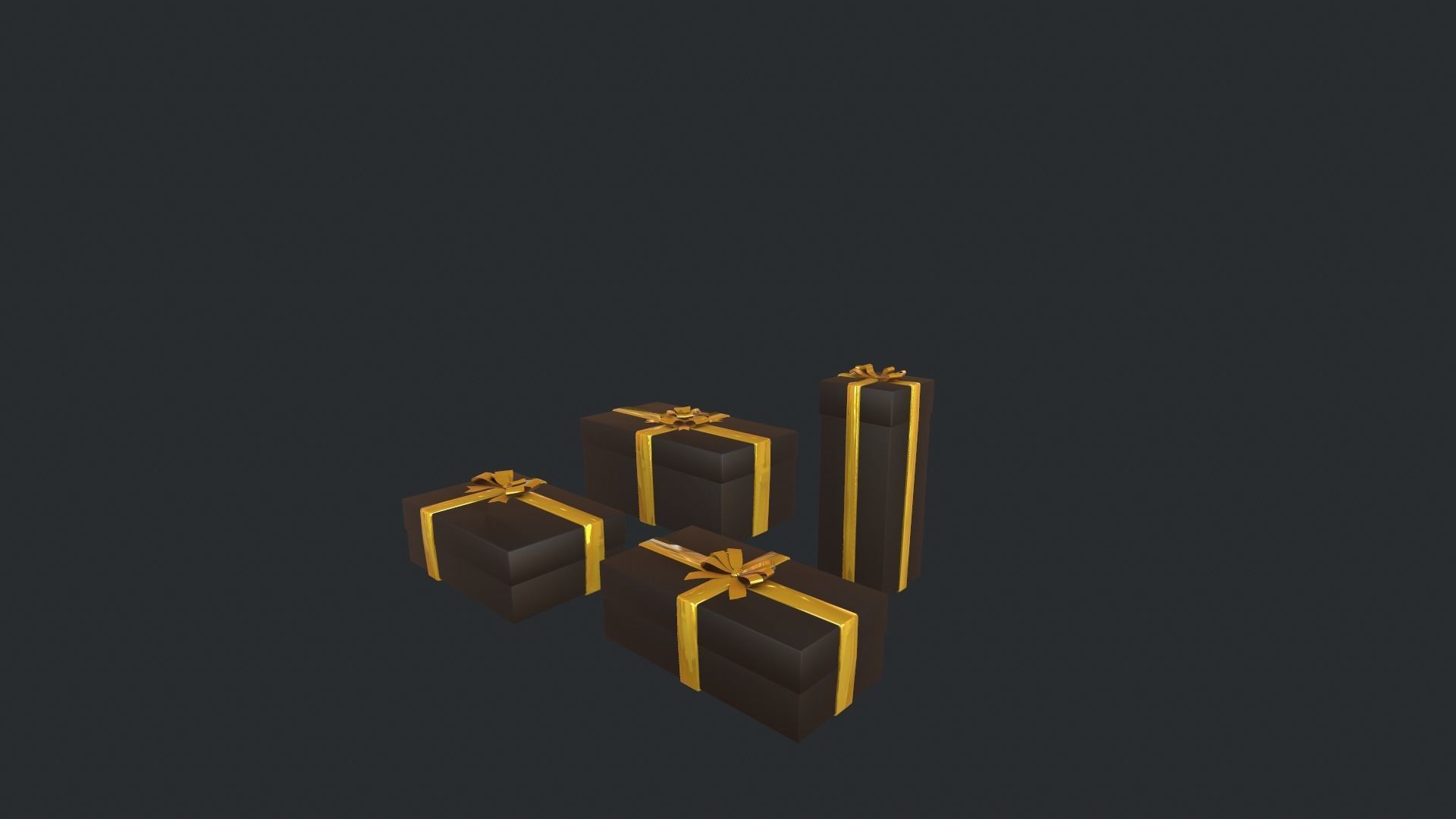 Gift boxes 3D model_15