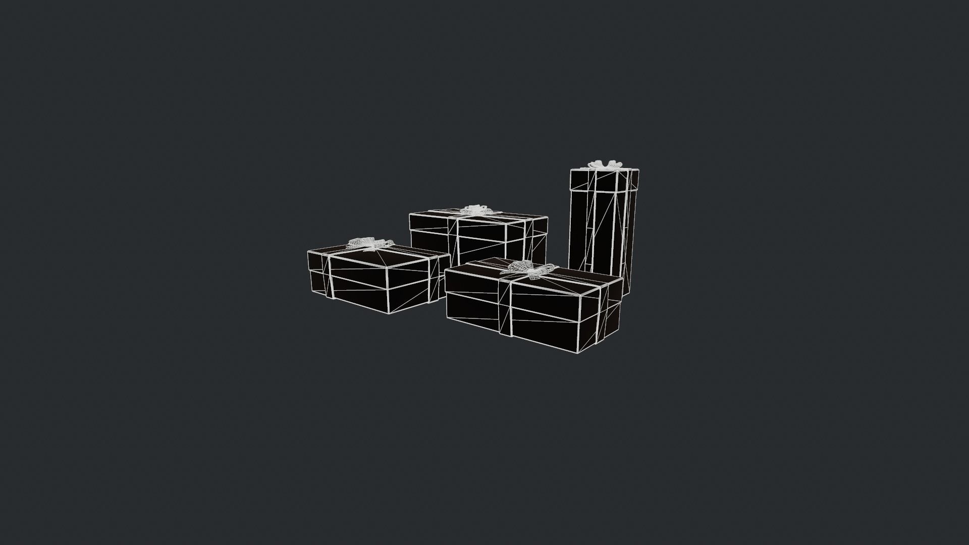 Gift boxes 3D model_3