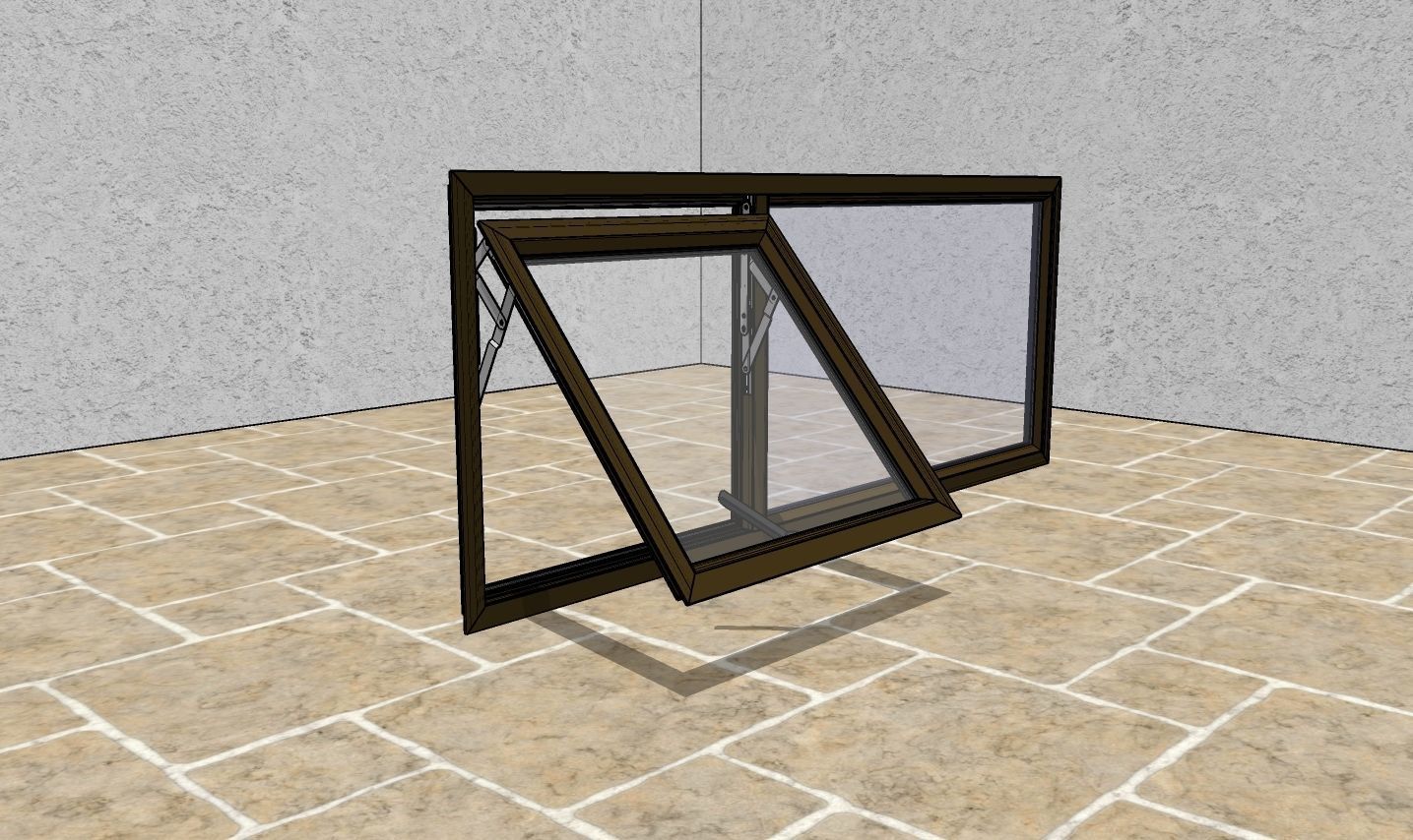 ALUMINUM WINDOW THO PT156 3D model_6