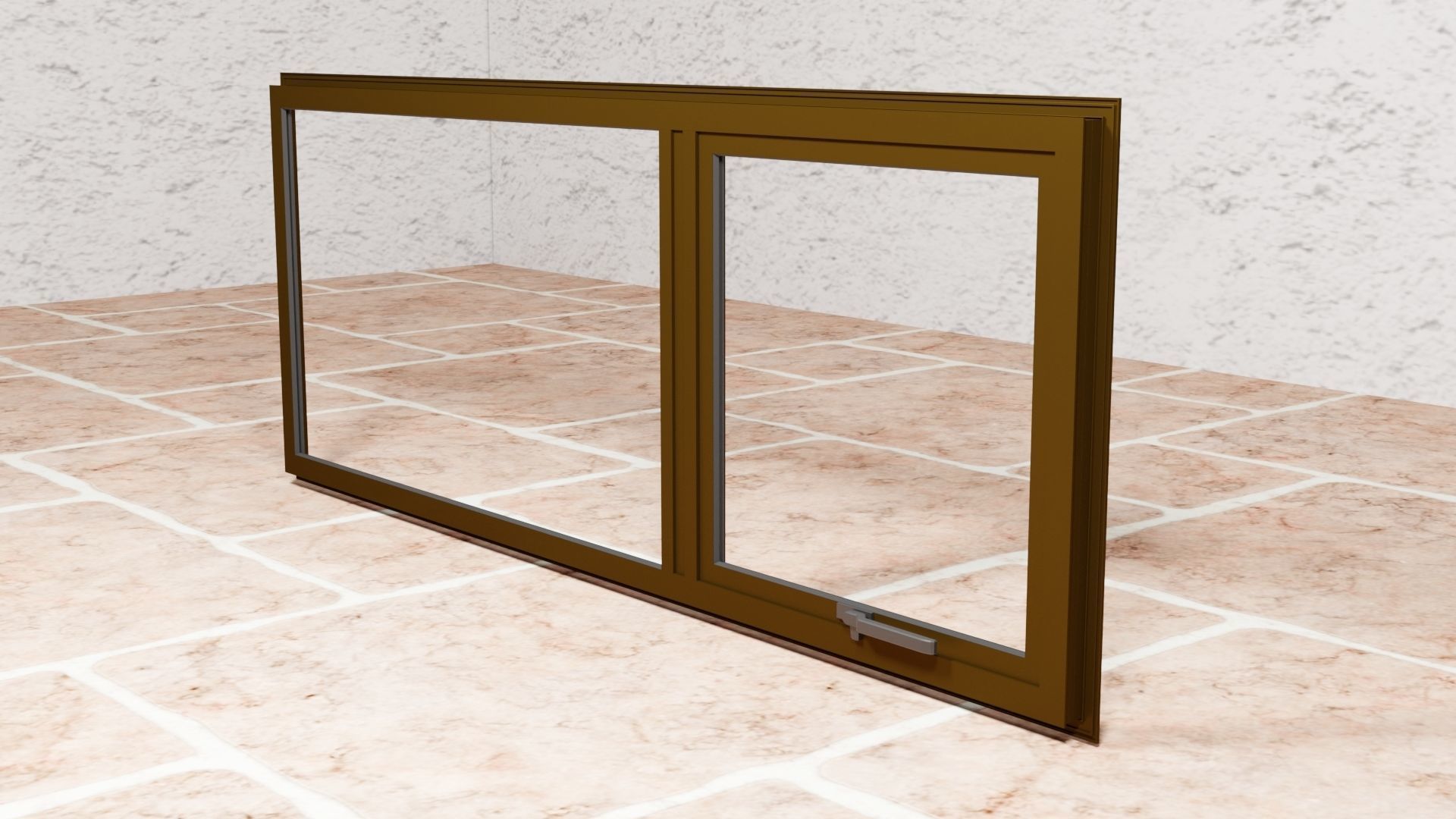 ALUMINUM WINDOW THO PT156 3D model_3