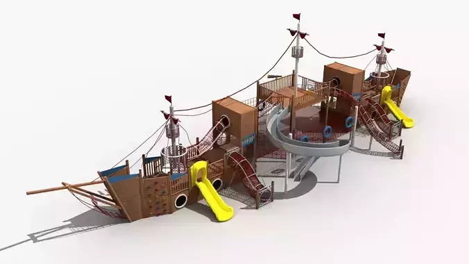 Pirate ship playground