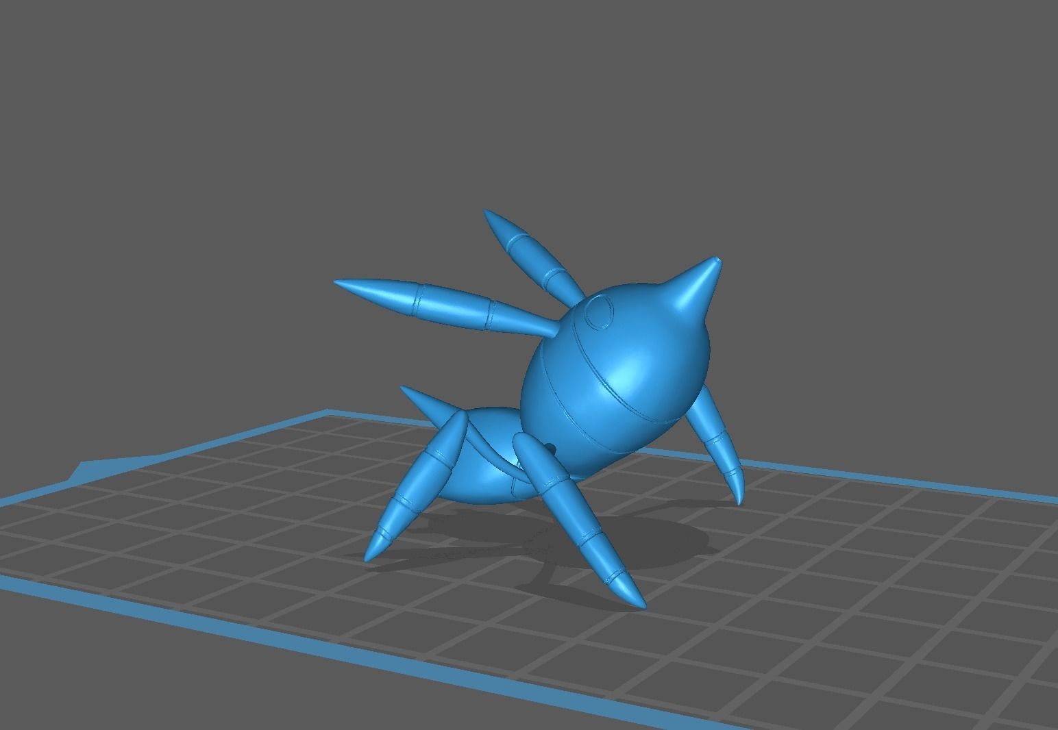 Spinarak and Ariados presupported 3D print model 3D print model_26