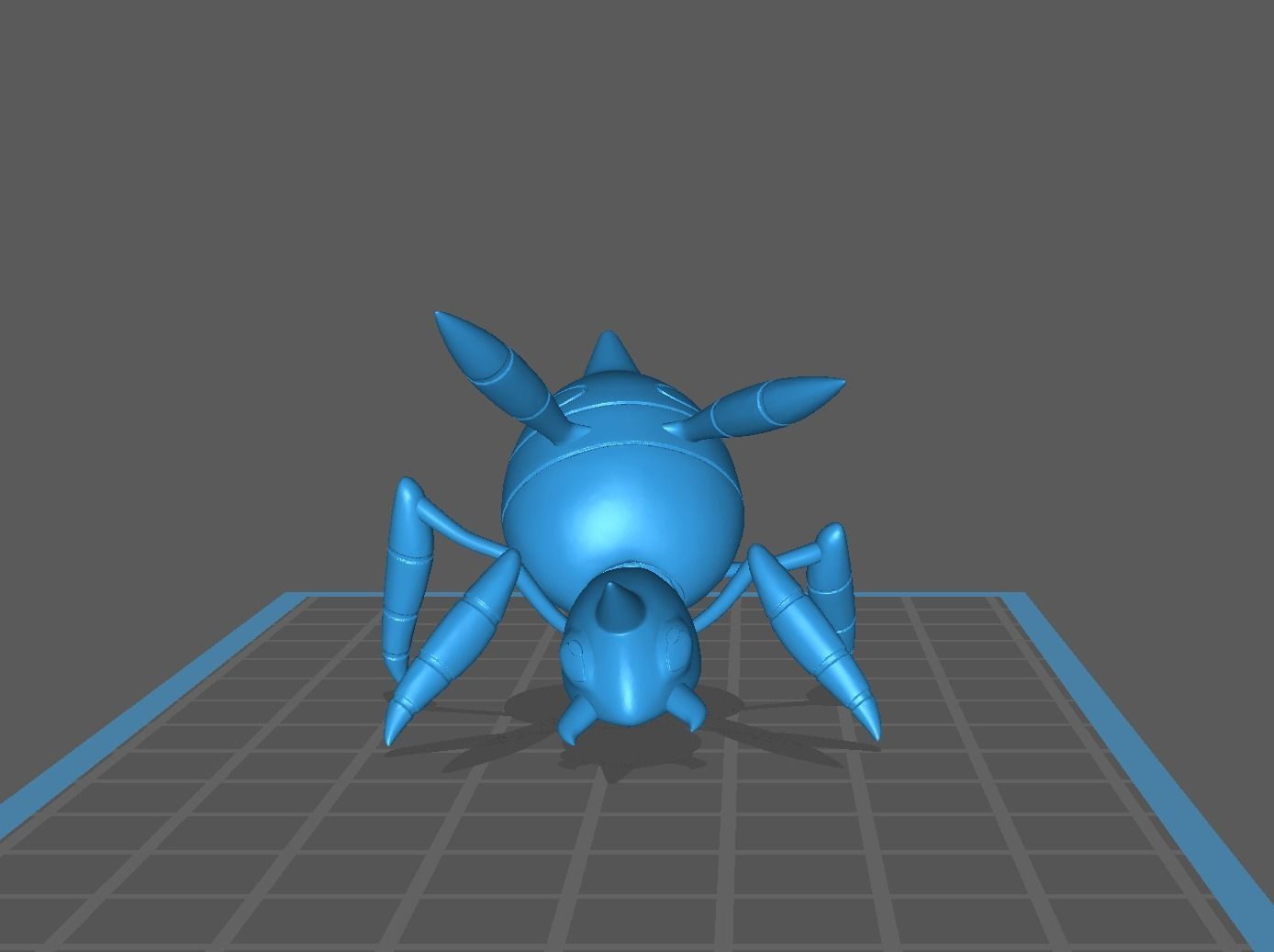 Spinarak and Ariados presupported 3D print model 3D print model_22