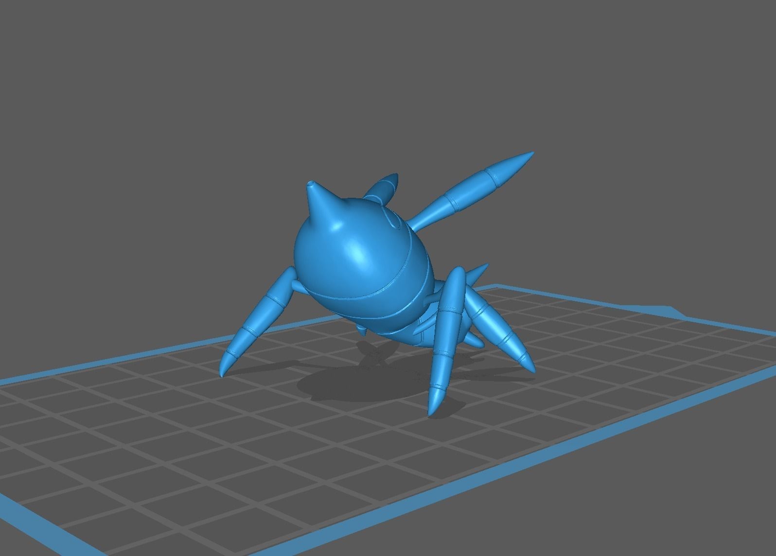Spinarak and Ariados presupported 3D print model 3D print model_24