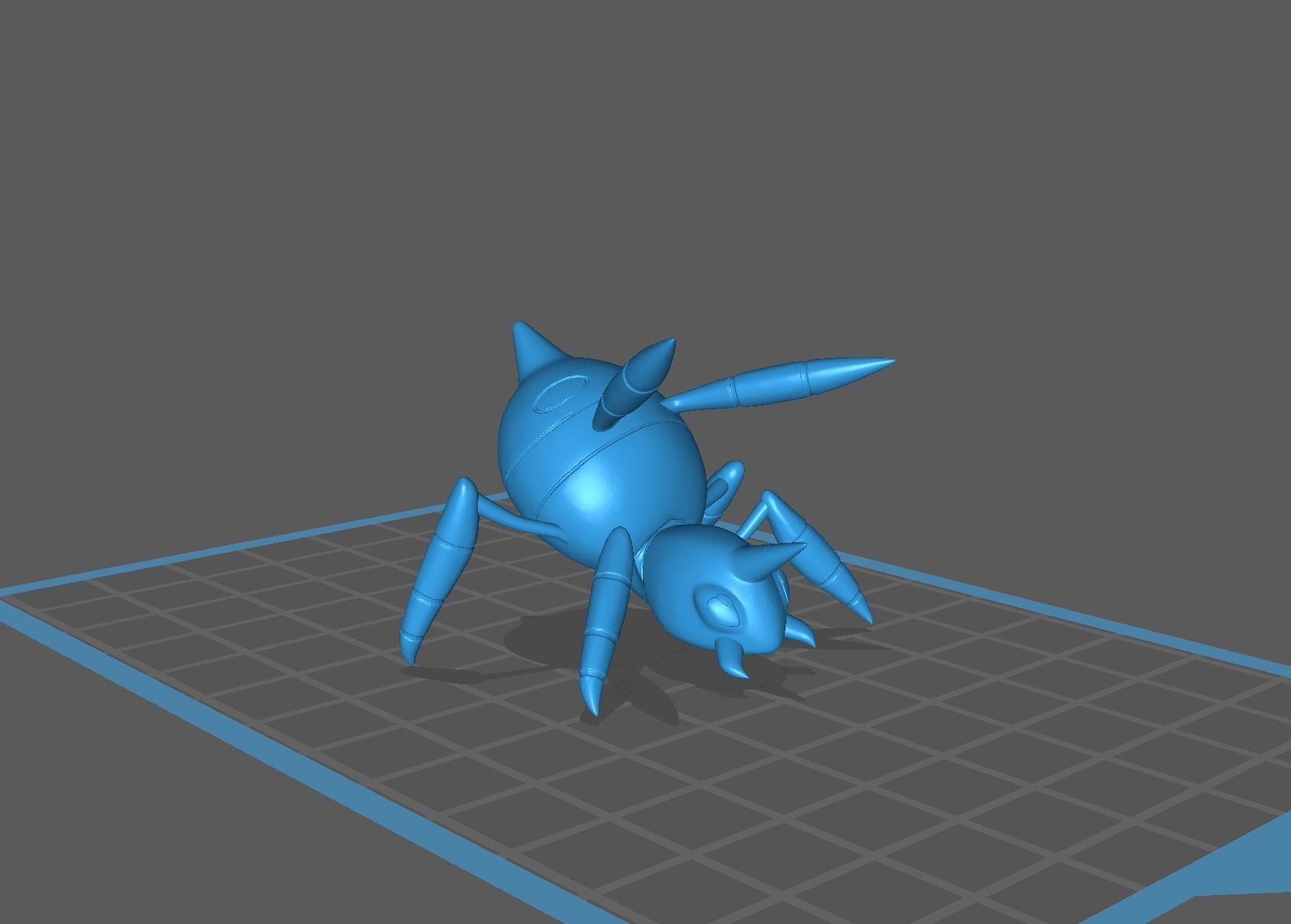 Spinarak and Ariados presupported 3D print model 3D print model_23