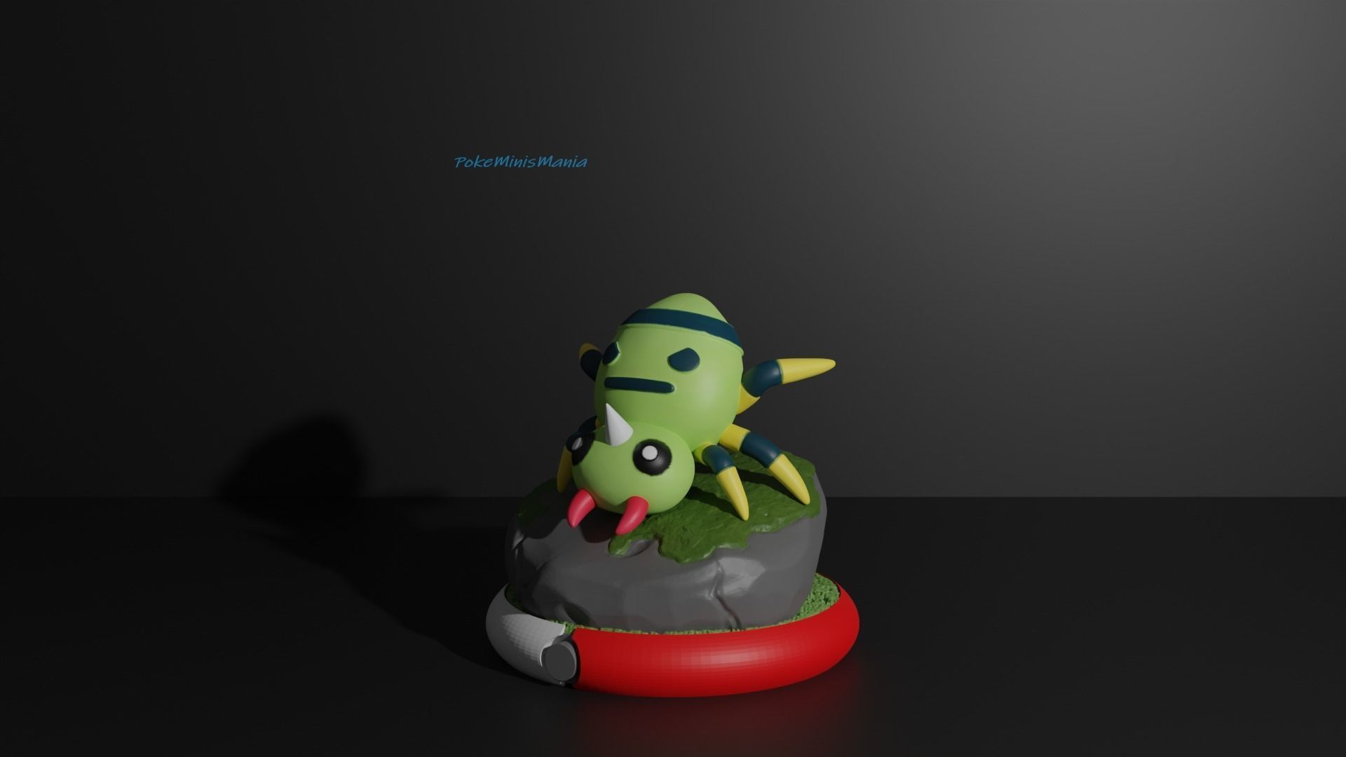 Spinarak and Ariados presupported 3D print model 3D print model_2