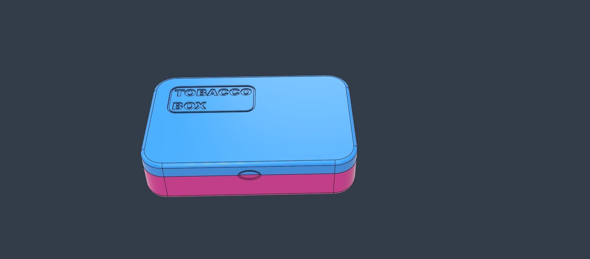 BOX FOR TOBACCO 3D print model_5
