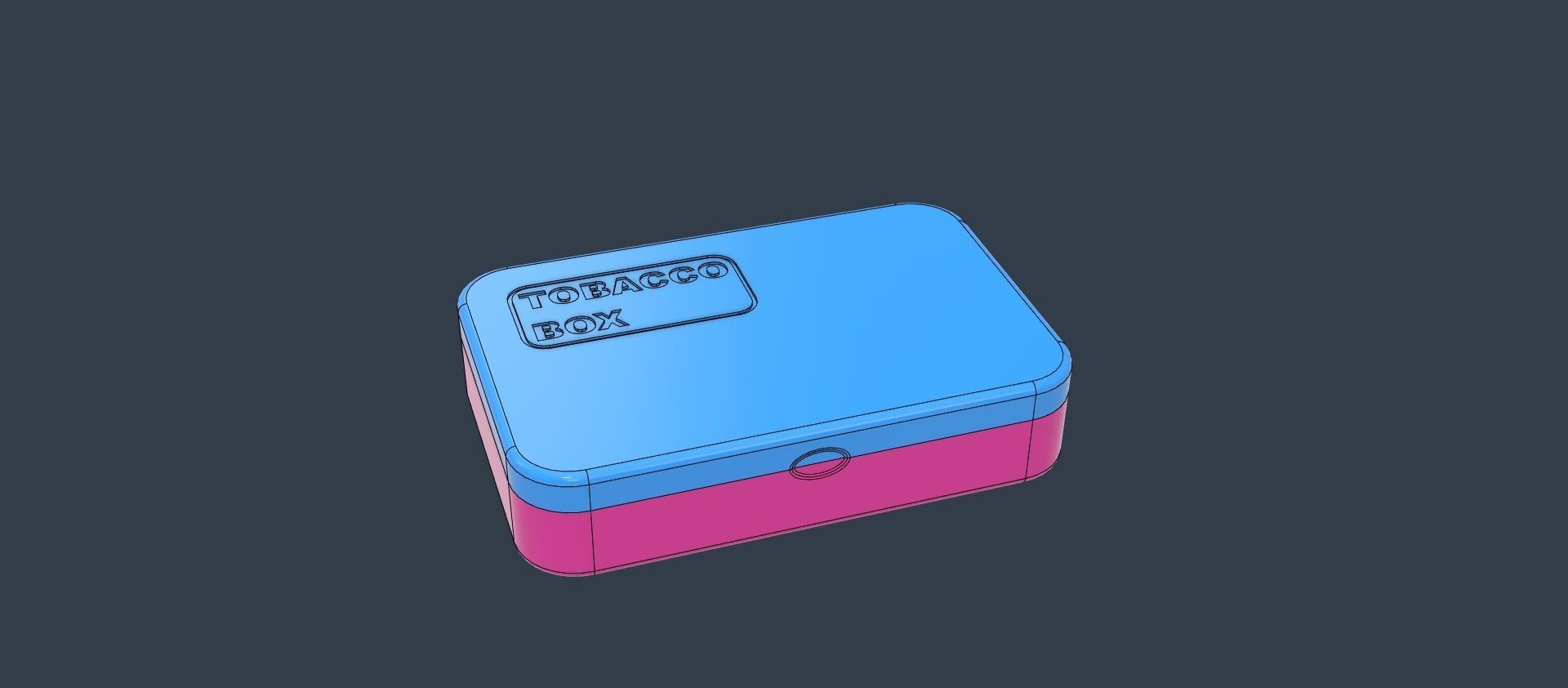 BOX FOR TOBACCO 3D print model_8