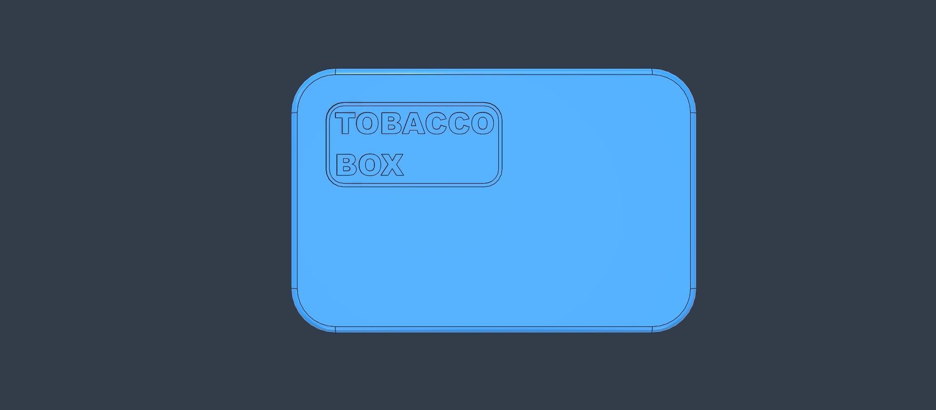 BOX FOR TOBACCO 3D print model_4