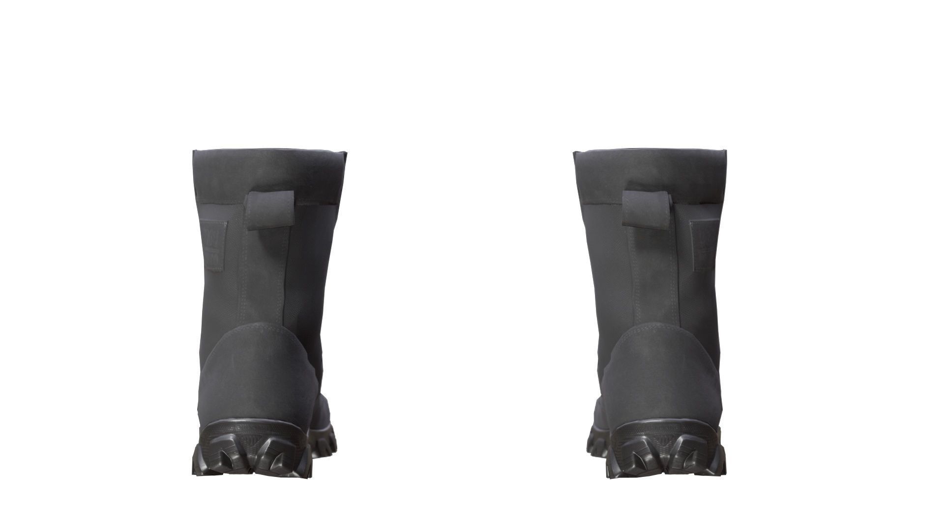 Boots Low-poly 3D model_6