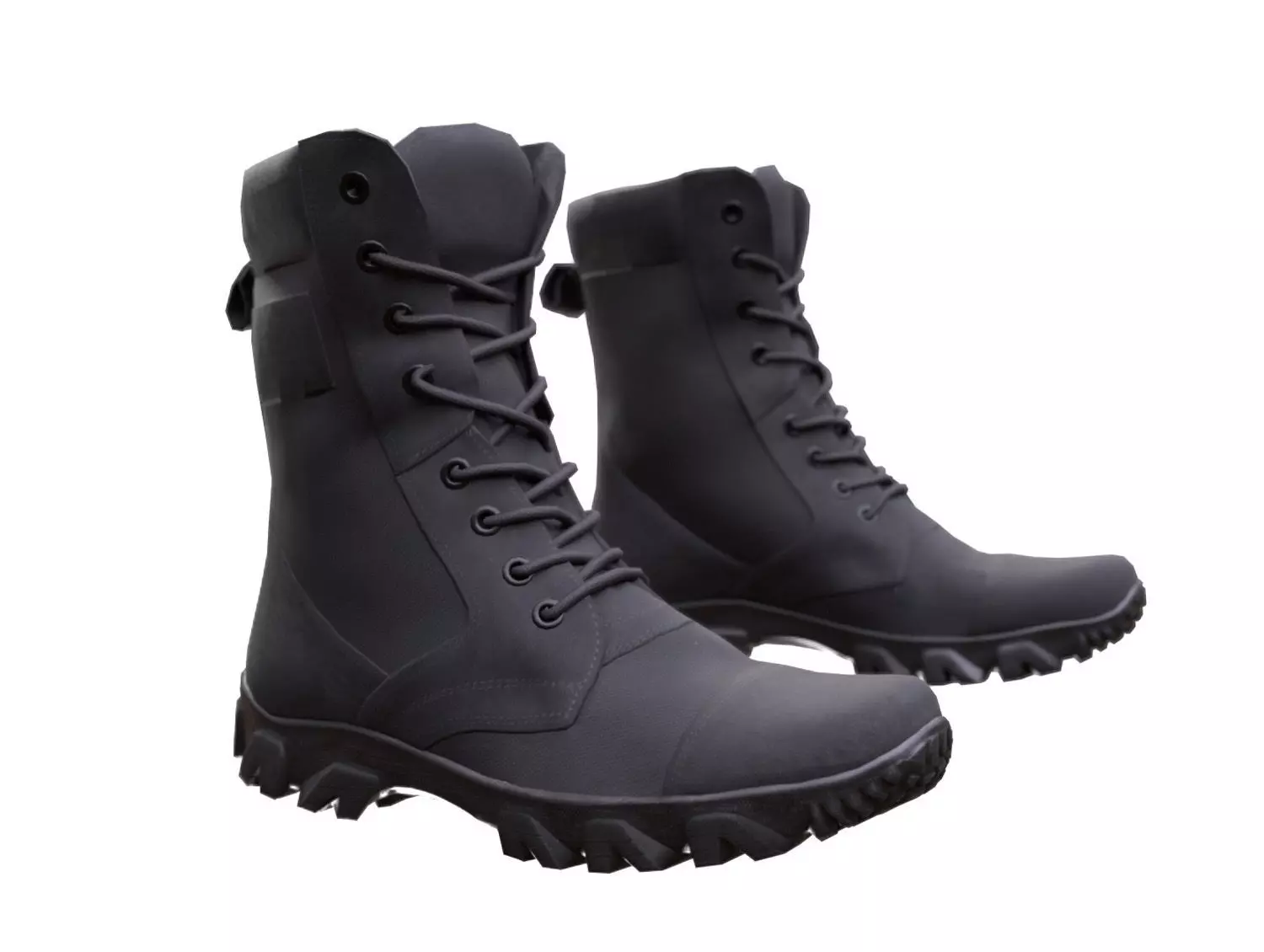 Boots Low-poly 3D model_0