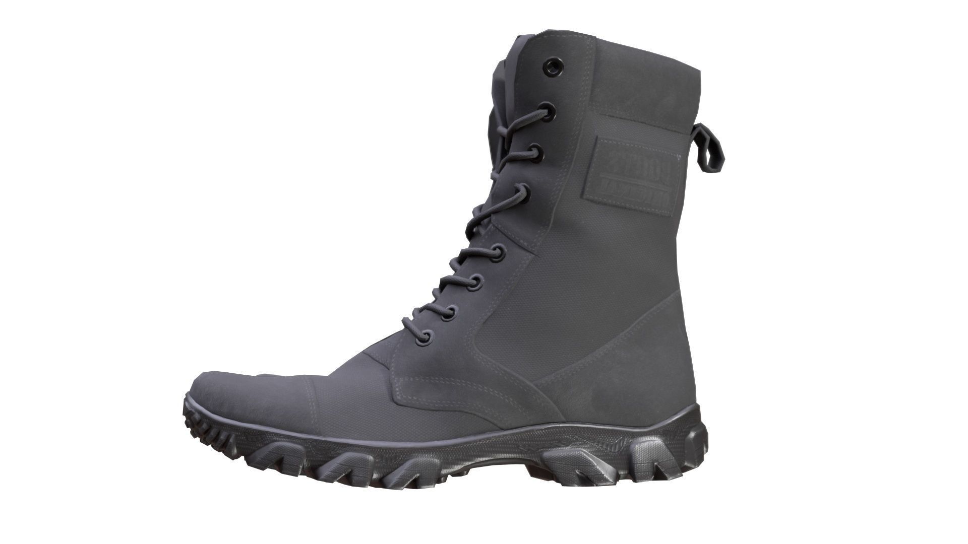 Boots Low-poly 3D model_7