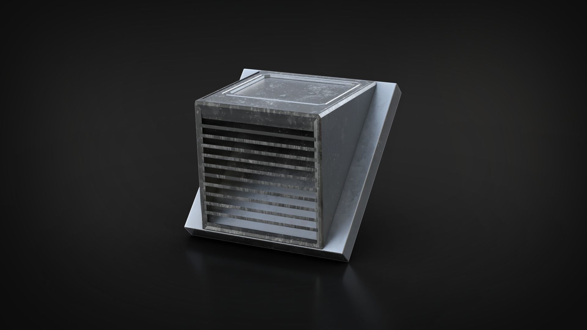 Roof Vent Set 01 Low-poly 3D model_30