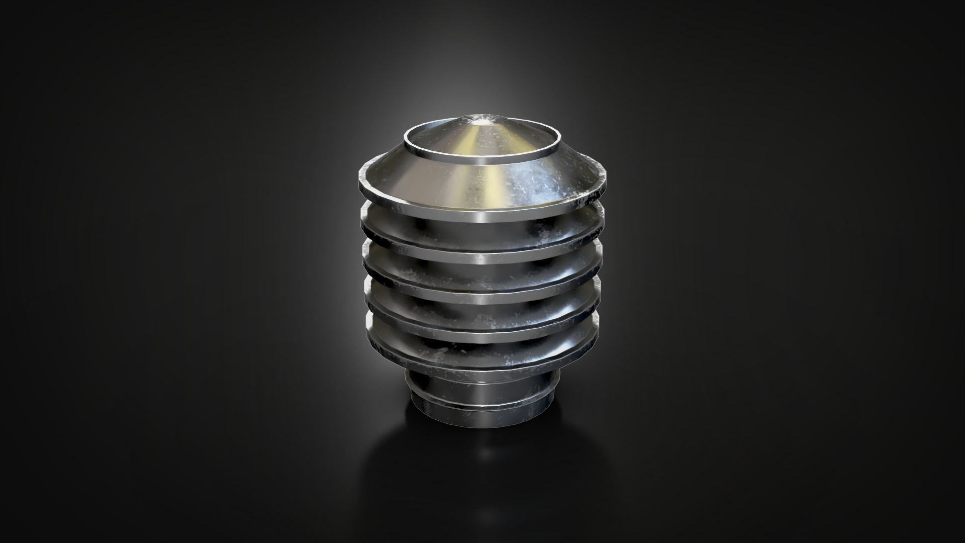 Roof Vent Set 01 Low-poly 3D model_50