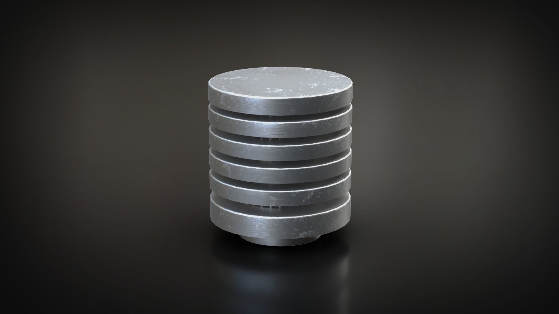 Roof Vent Set 01 Low-poly 3D model_46