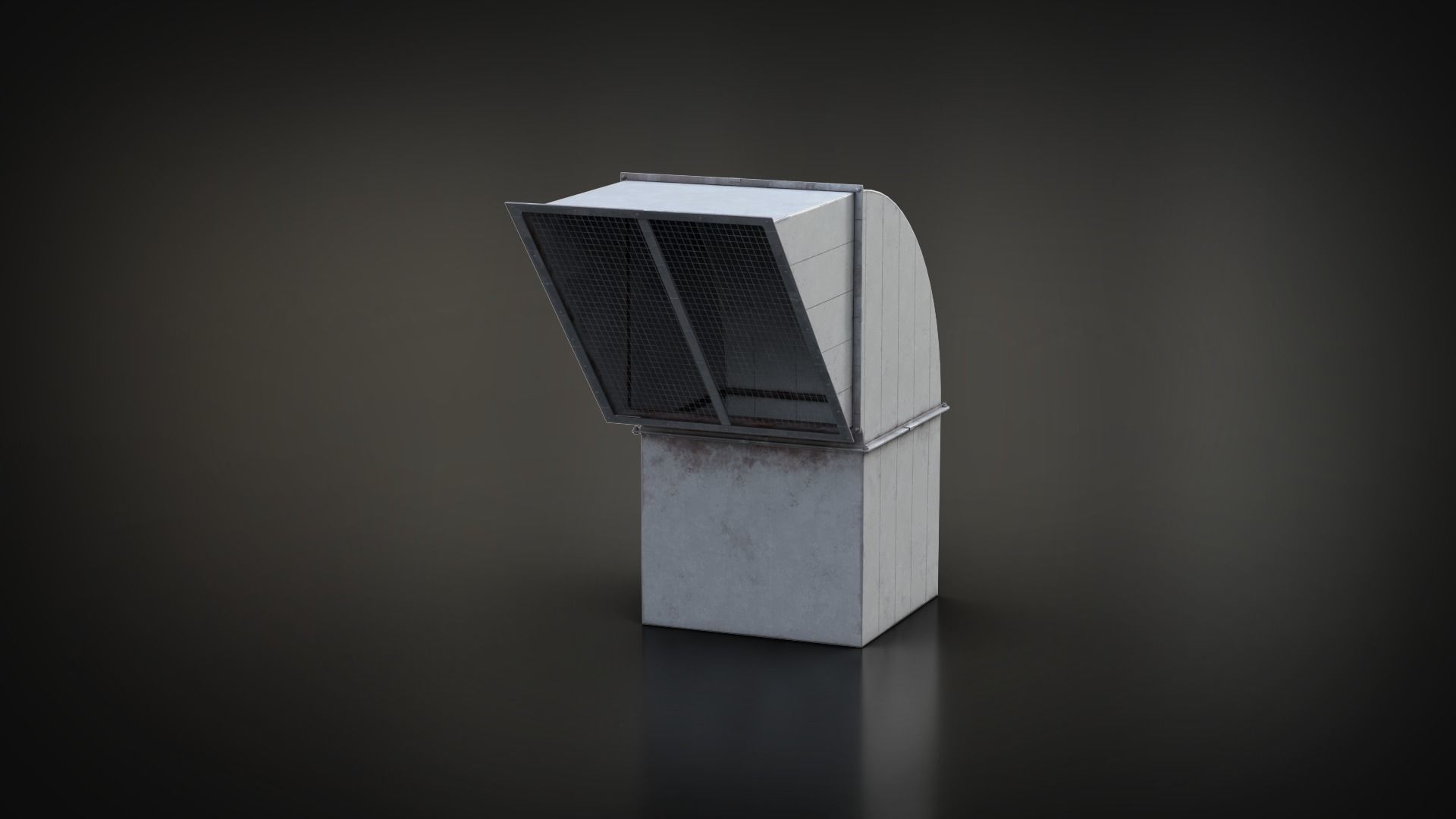 Roof Vent Set 01 Low-poly 3D model_20