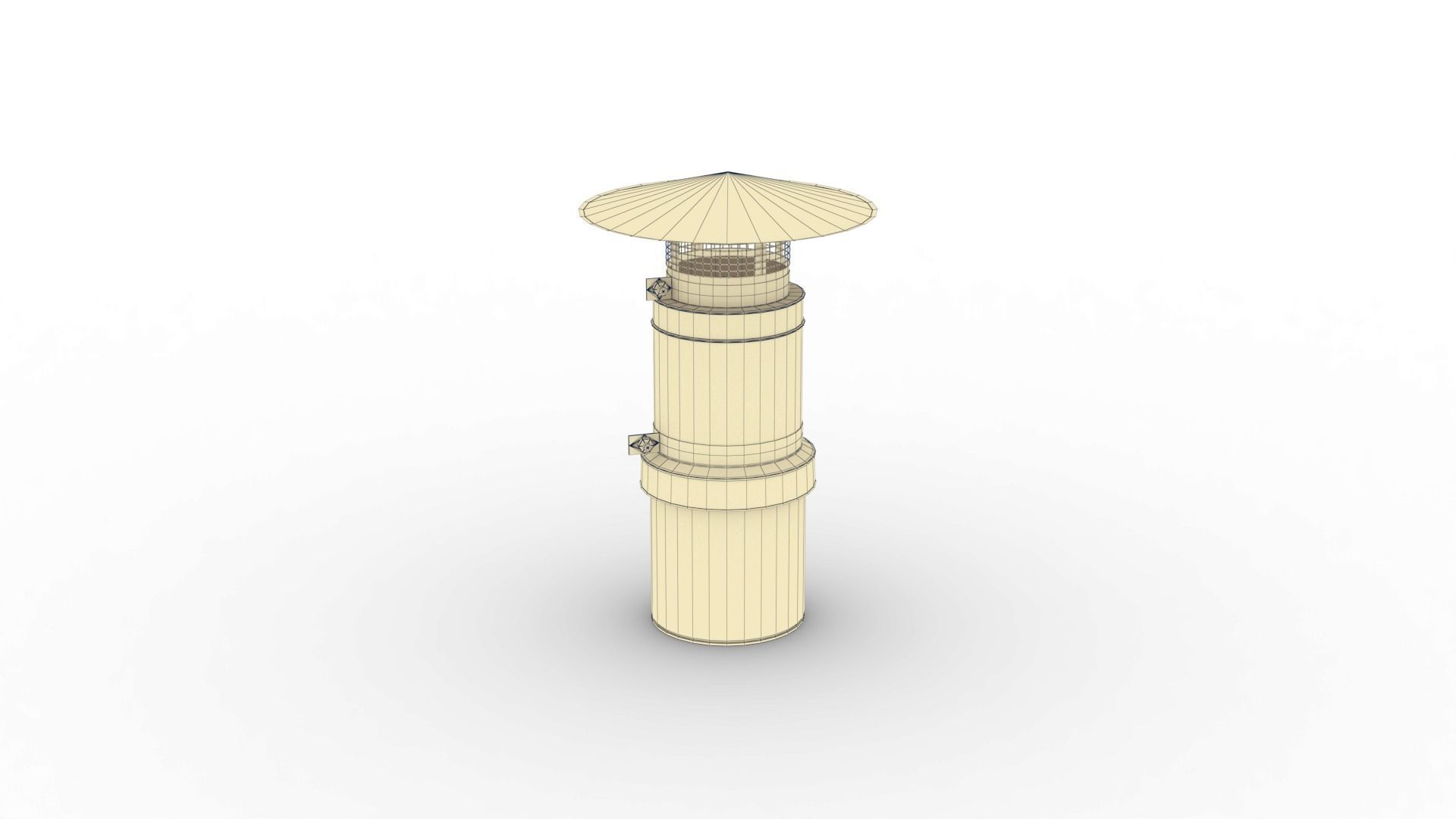 Roof Vent Set 01 Low-poly 3D model_55