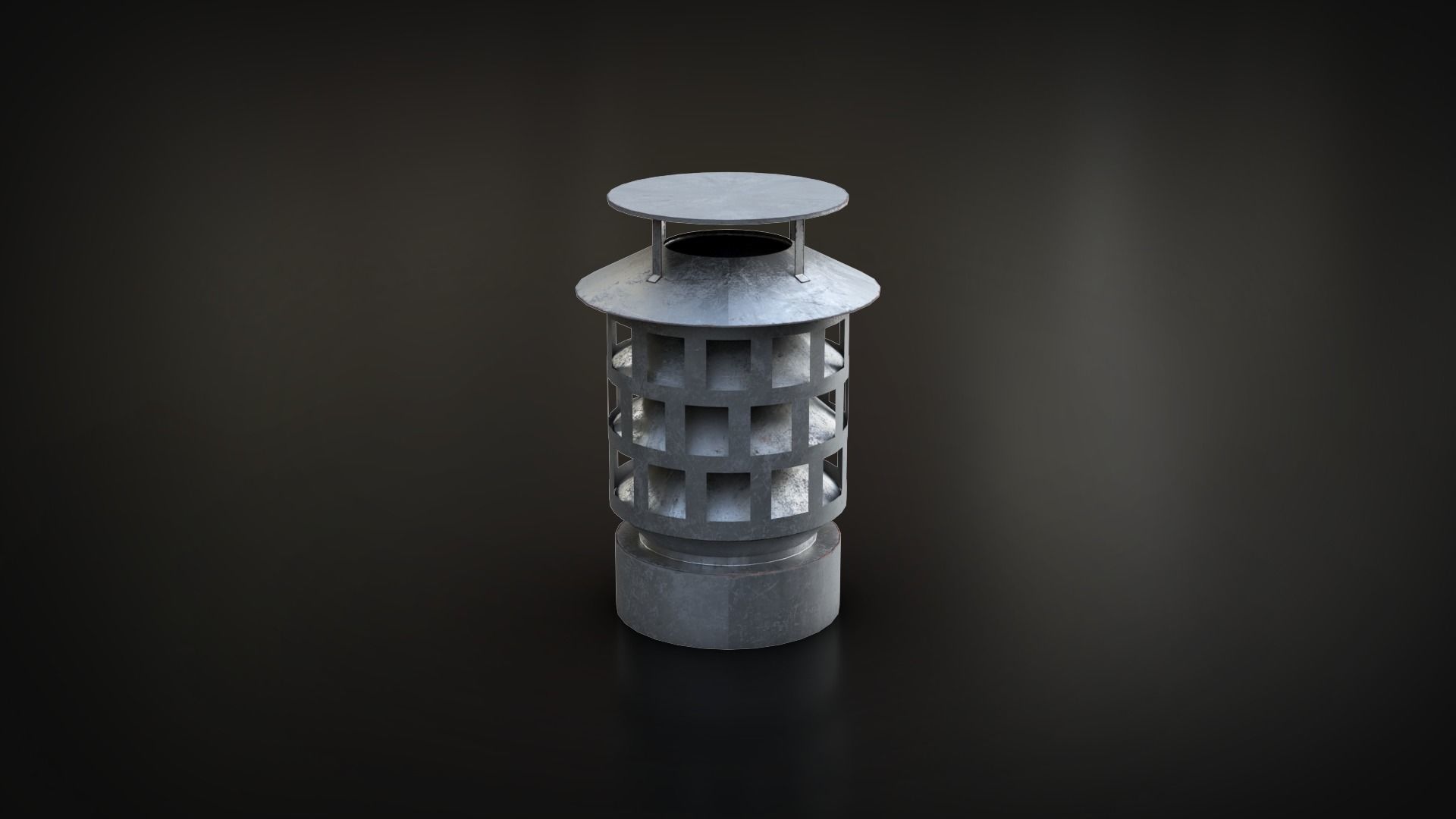 Roof Vent Set 01 Low-poly 3D model_58