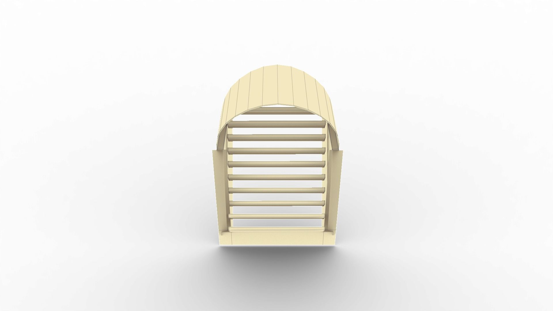 Roof Vent Set 01 Low-poly 3D model_11