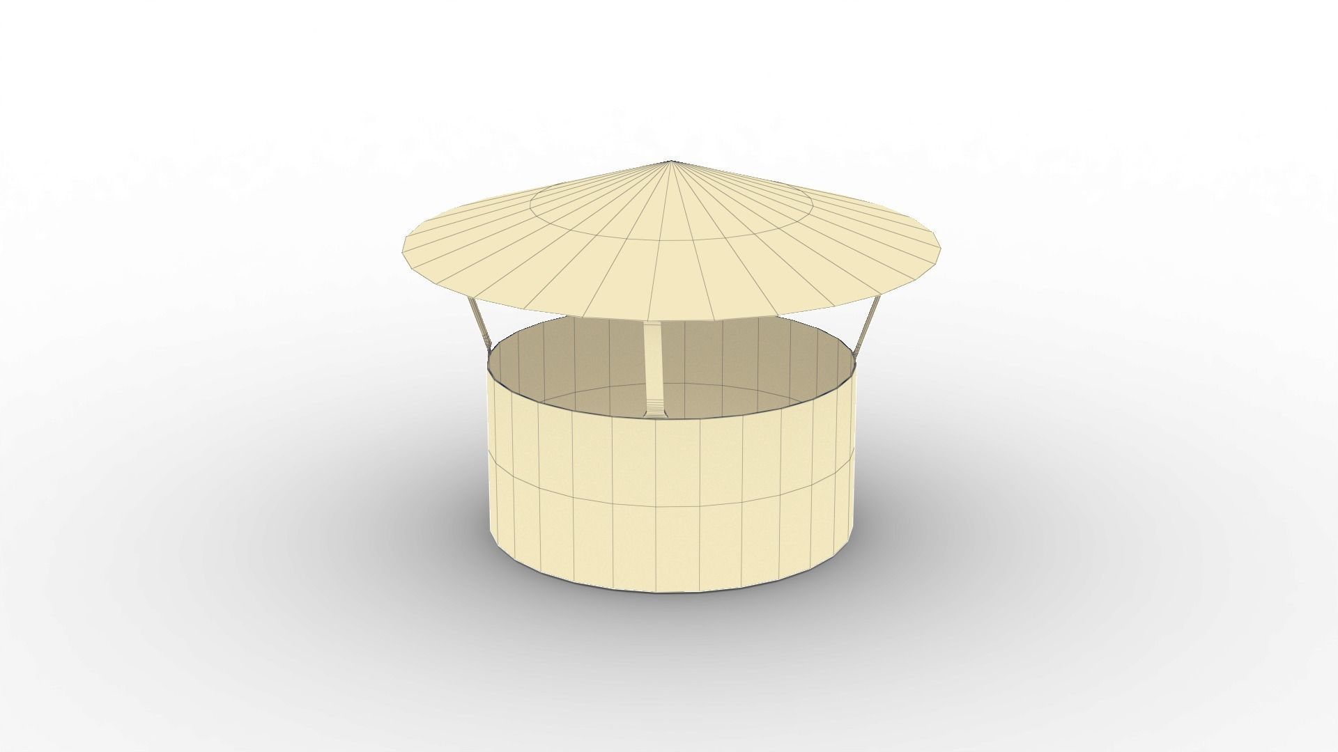 Roof Vent Set 01 Low-poly 3D model_57