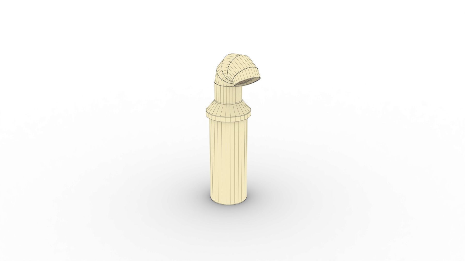 Roof Vent Set 01 Low-poly 3D model_27