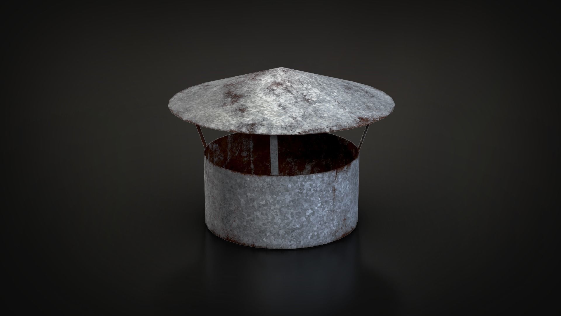 Roof Vent Set 01 Low-poly 3D model_56