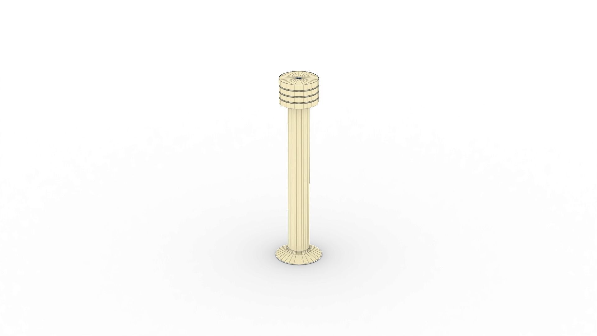 Roof Vent Set 01 Low-poly 3D model_13