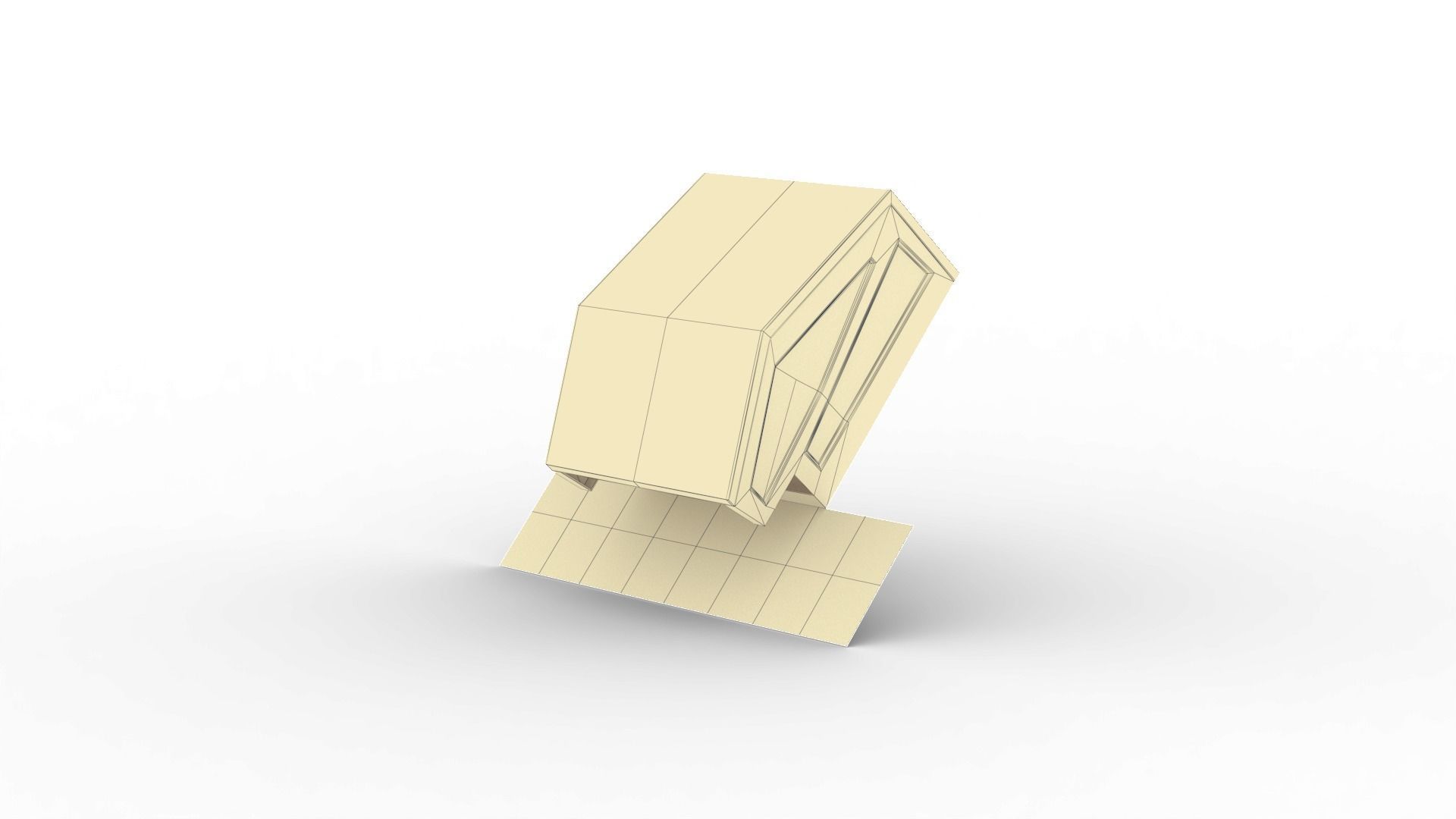 Roof Vent Set 01 Low-poly 3D model_29