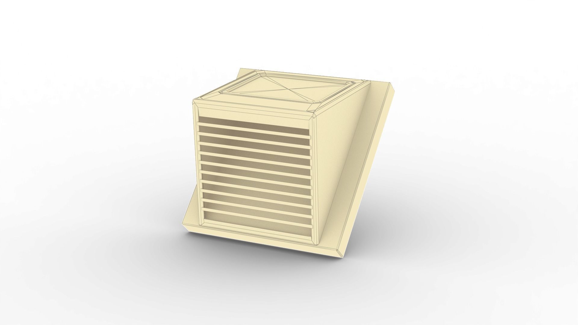 Roof Vent Set 01 Low-poly 3D model_31
